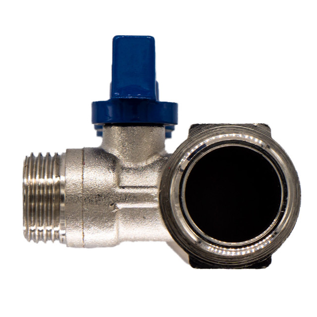 коллектор 3 выхода CTM  3/4" х 1/2" НР латунь с отсекающими кранами