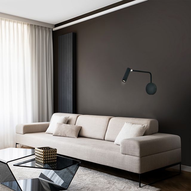 бра ESCADA Koppa LED 4Вт металл черный