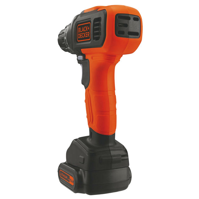 дрель-шуруповерт BLACK&DECKER BCD7122CK-RU 10,8В Li-lon 1,5Ач 2 аккумулятора