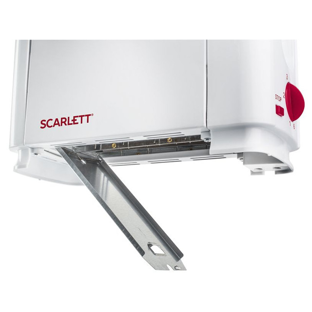 тостер SCARLETT SC-TM11013 650Вт 6 режимов пластик белый