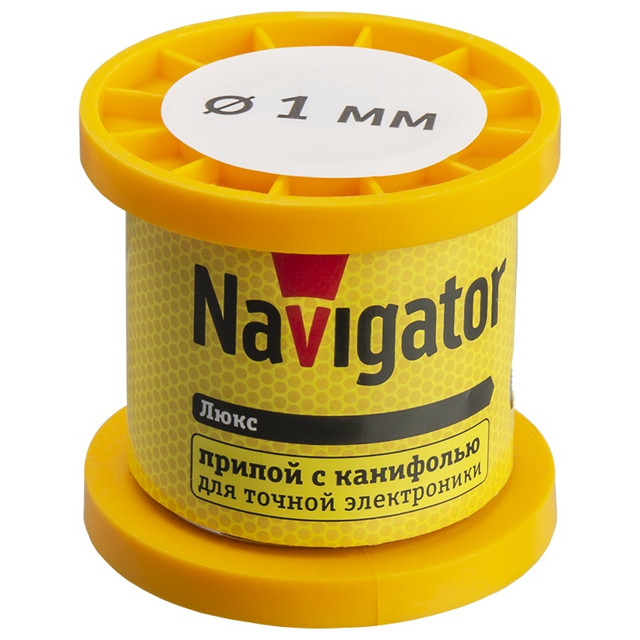 припой NAVIGATOR ПОС-61 1,0мм 100г