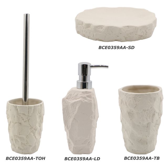 гарнитур для туалета VITARTA Gypsum керамика бежевый