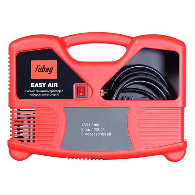 компрессор FUBAG Easy Air 1100Вт 180л/мин + 5предм