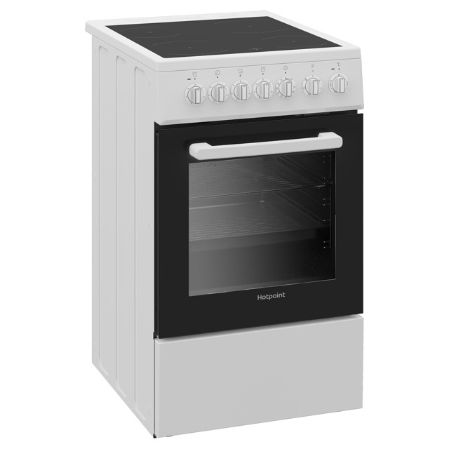 плита электрическая HOTPOINT-ARISTON HS5V5PHW 4 конфорки, 50х60 см, белая