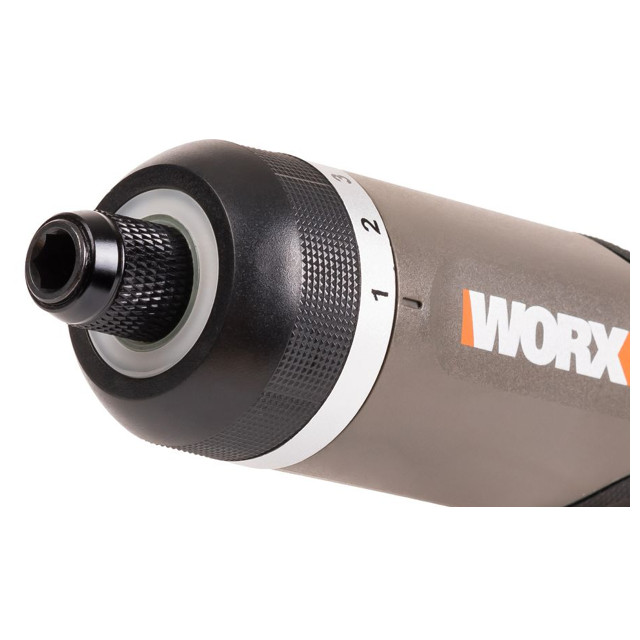 отвертка аккумуляторная WORX WX242 5Нм 4В Li-Ion 1,5Ач + набор оснастки