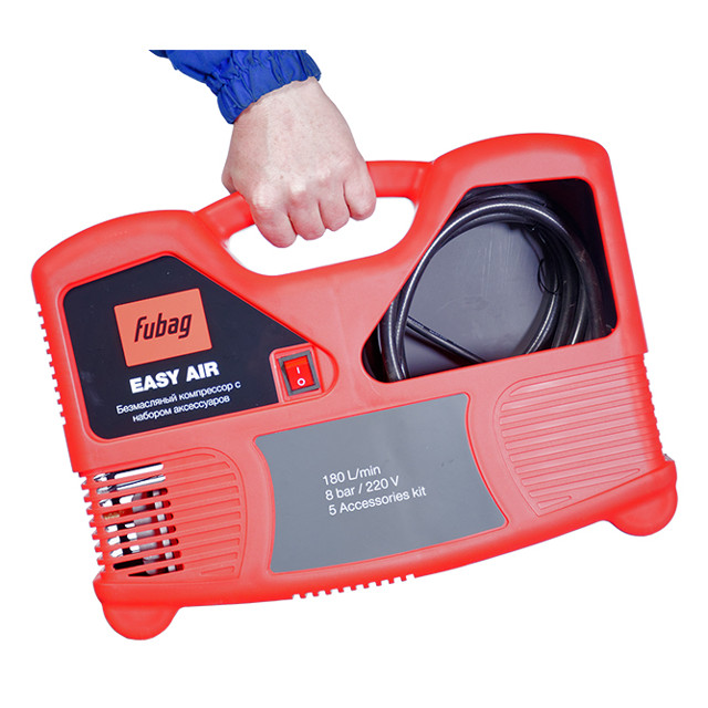 компрессор FUBAG Easy Air 1100Вт 180л/мин + 5предм