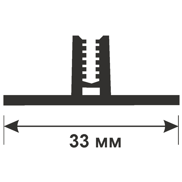планка монтажная для гибкого порога Smartprofile 950х33х10мм