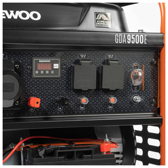 генератор бензиновый DAEWOO GDA 9500E 8,6/8,0кВт 460см3