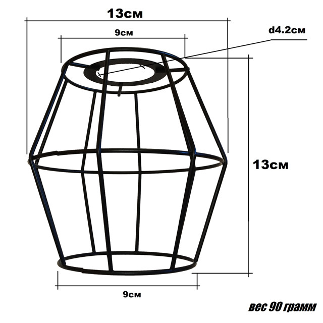 плафон металл Jupiter Lighting  Е27 черный