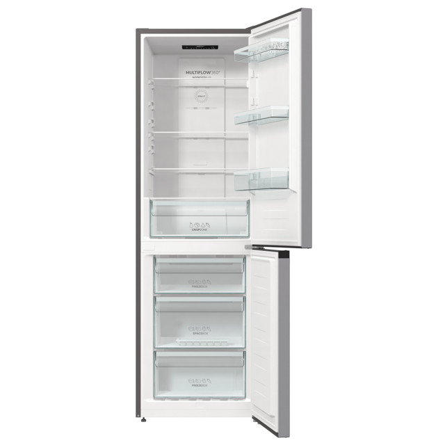 холодильник двухкамерный GORENJE NRK6191ES4 185х60х59,2см серебристый