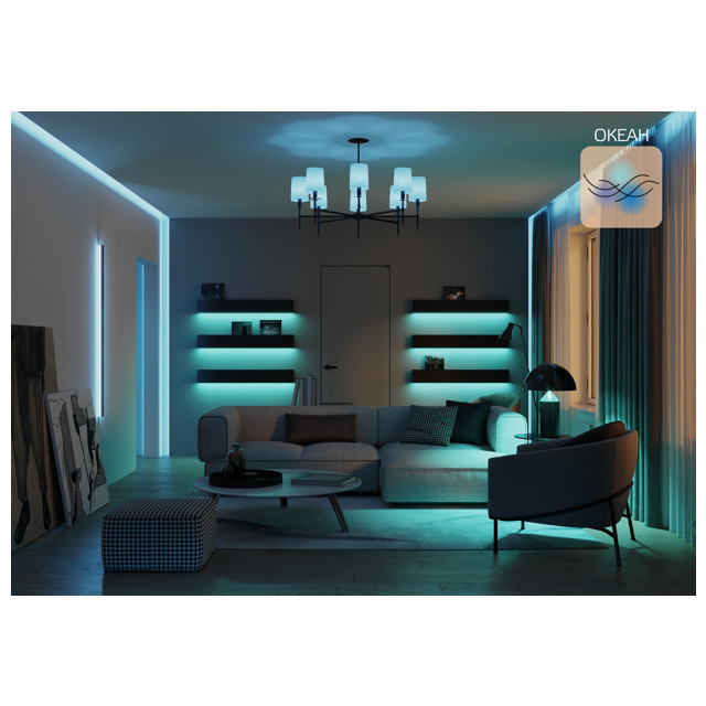 лампа GAUSS Smart Home 8,5Вт E27 LED 806Лм 2700/6500К A60 RGBW диммиро