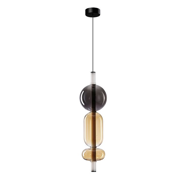 светильник подвесной ARTE LAMP Vassoio LED 1х12Вт металл черный/карамель