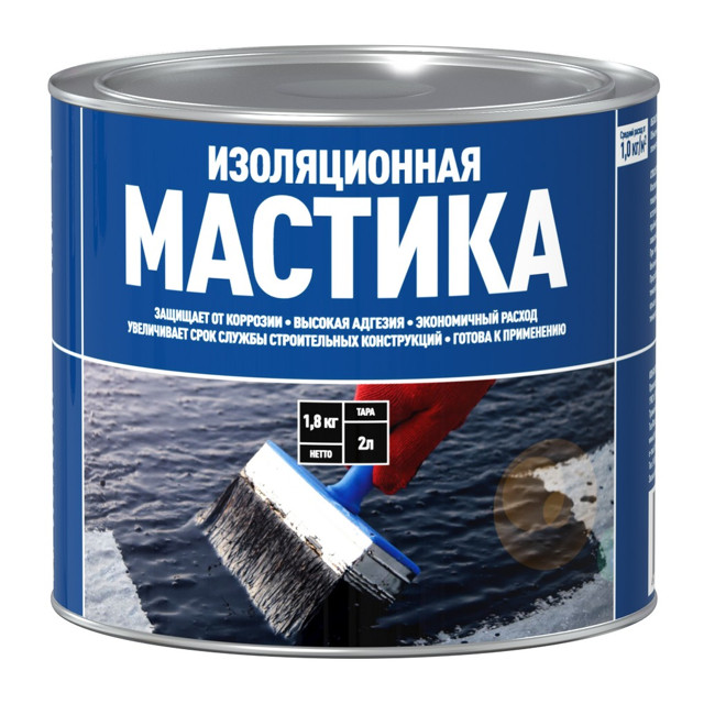 мастика изоляционная 2 л/1,8 кг, арт.4607952907379