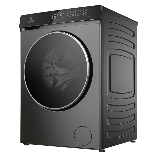 машина стиральная LEX LWM12014GrIThD  с паром 12кг/1400об серый