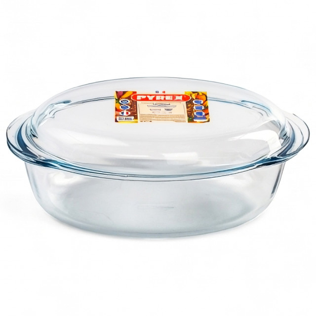 утятница PYREX Let's Share 4,1л 33х20х13см с крышкой жаропрочное стекло