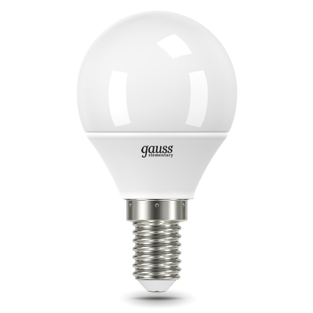 лампа Gauss Elementary 8Вт Е14 540Лм LED 4000К шар