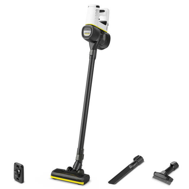 пылесос беспроводной KARCHER VC 4 CORDLESS MYHOME  0,65л черный/белый