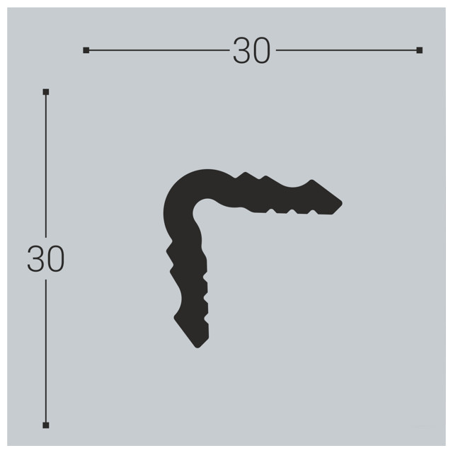 угол BELLO-DECO У 2 30х30х2000мм полимер(xps) белый, арт. 00-00104202