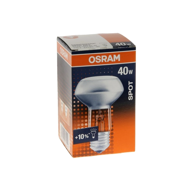 лампа накаливания OSRAM 40Вт E27 2700K 230В рефлектор R63