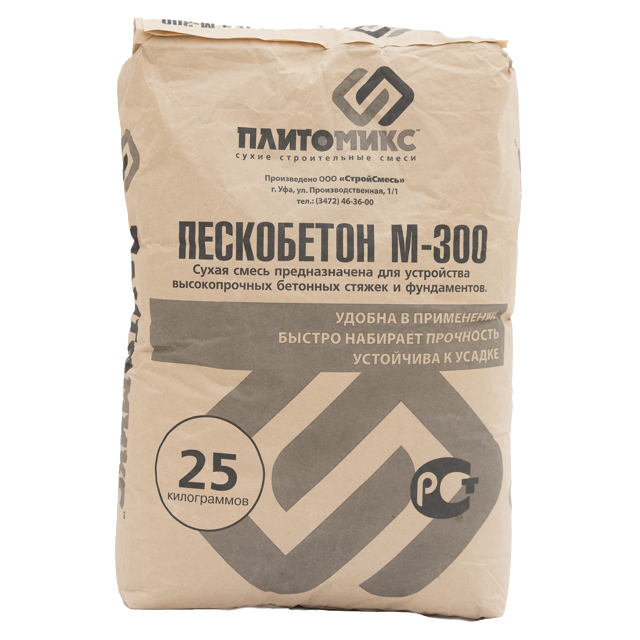 пескобетон Плитомикс М300 25кг