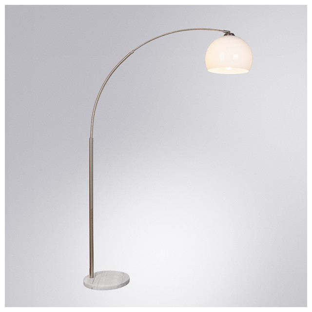 торшер ARTE LAMP Goliath 1х60Вт E27 металл гальванизированный серебро