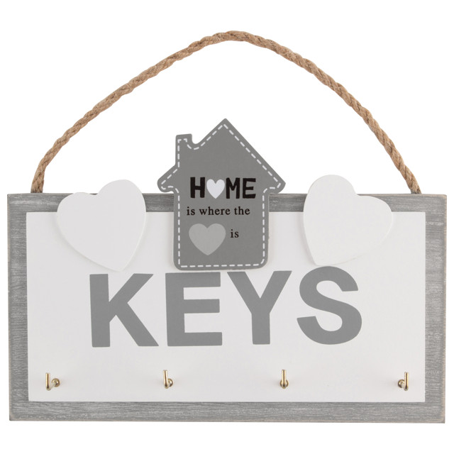 ключница ВОЛШЕБНАЯ СТРАНА KEYS 205х25х137мм МДФ/металл