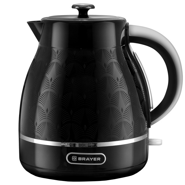 чайник электрический BRAYER BR1031 2200Вт 1,7л пластик черный