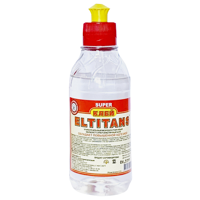 клей монтажный ELTITANS Super для пенополистирола 0,25л прозрачный, арт.ELTITANS 0,25л