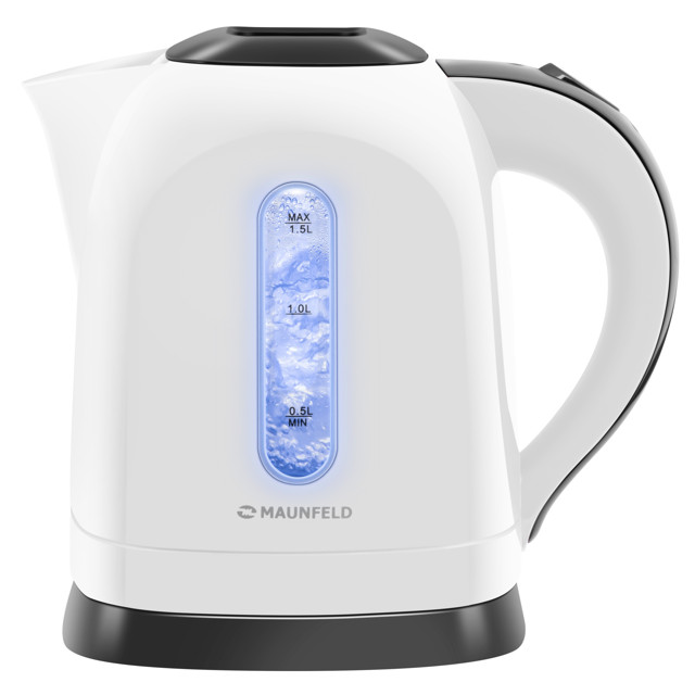 чайник MAUNFELD MGK-632W 2200Вт 1,5л пластик белый