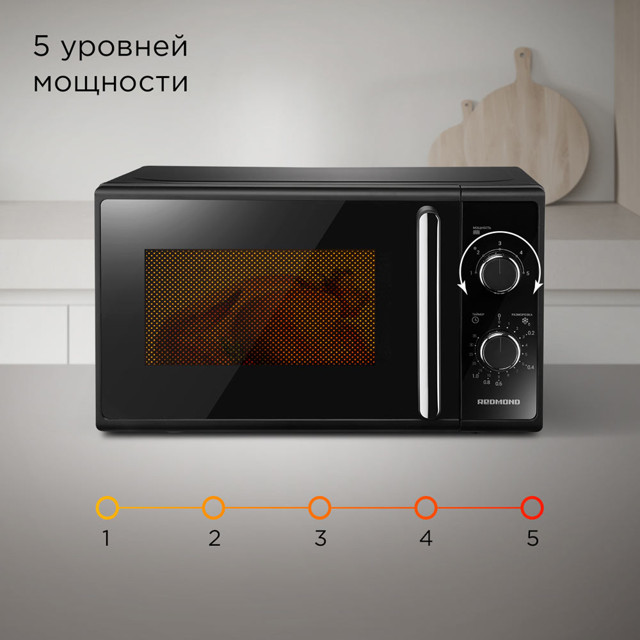печь микроволновая REDMOND MW2900 20л черный