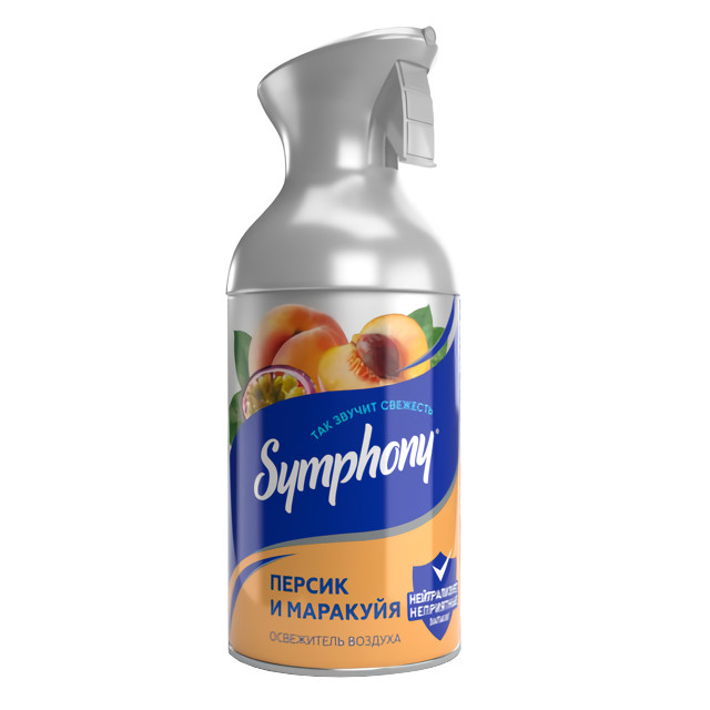 освежитель воздуха SYMPHONY Персик и Маракуйя 250мл сух.расп.