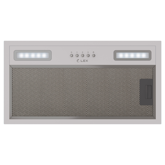 вытяжка полновстраиваемая LEX HYPER 600 Light WH 60см 500куб белый