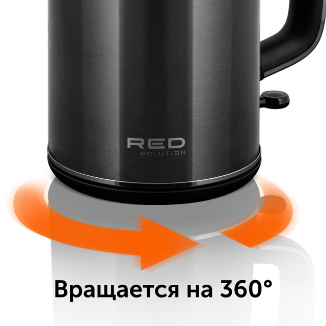 чайник RED SOLUTION AM101 1800Вт 1,5л  металл/пластик черный