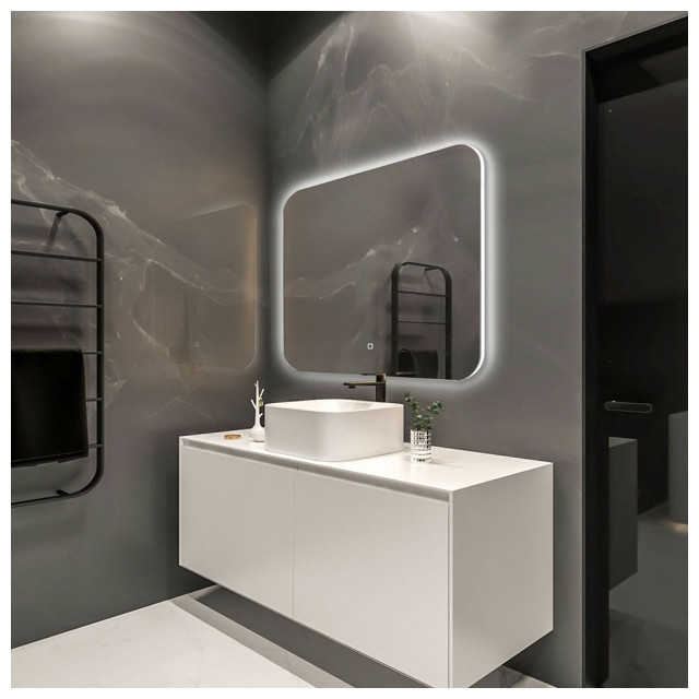 зеркало для ванной SILVER MIRRORS Паллада 80х55см LED сенсор диммер