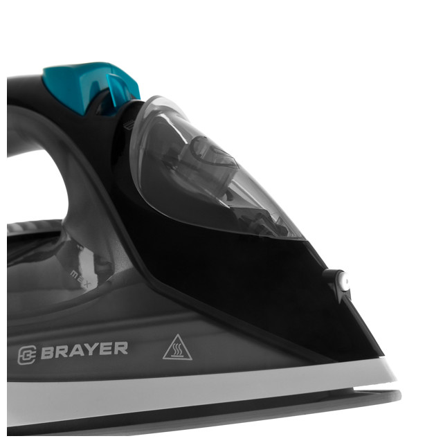 утюг BRAYER BR4008 2400Вт 140г/мин автоотключение черный