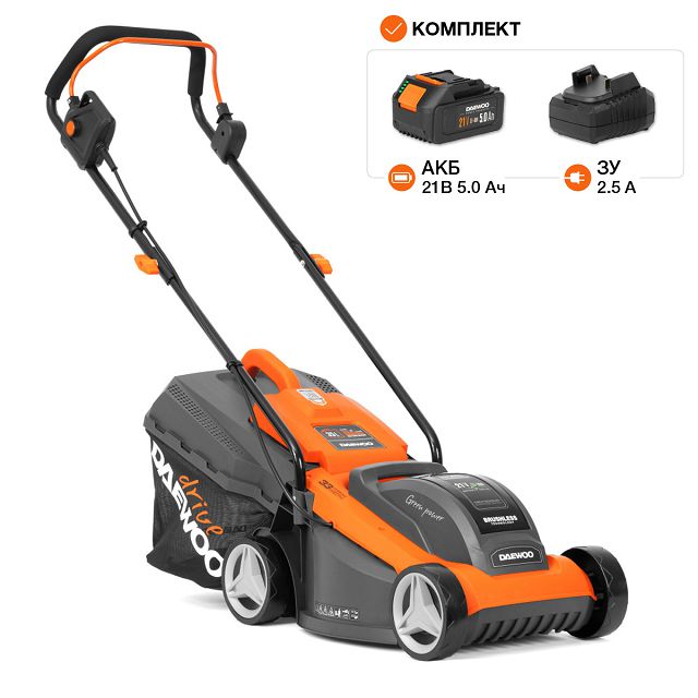 газонокосилка аккумуляторная DAEWOO DLM 3221Li SET