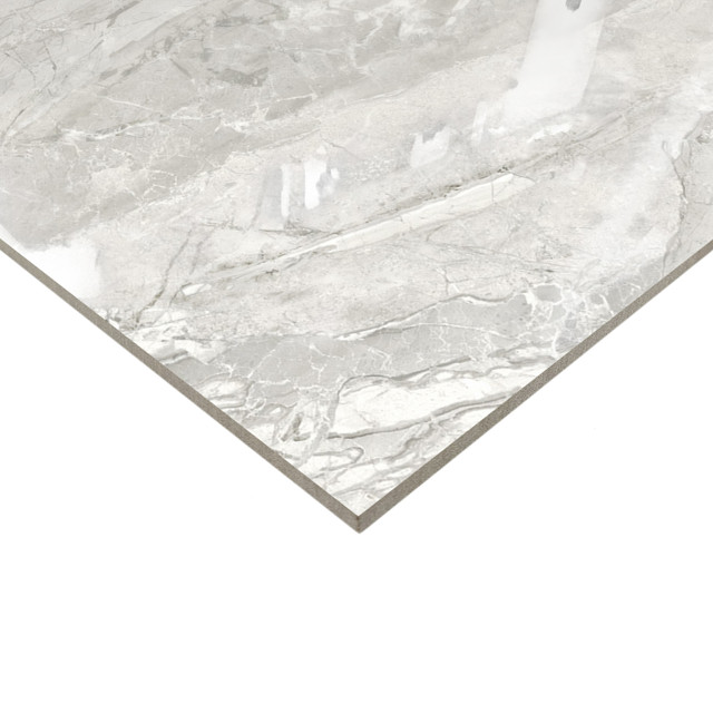 керамогранит LCM Mineral Gray 60х120 светло-серый полированный