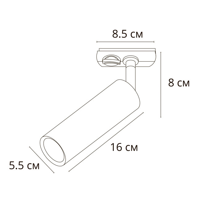 светильник трековый ARTE LAMP Beid GU10 35Вт алюминий белый