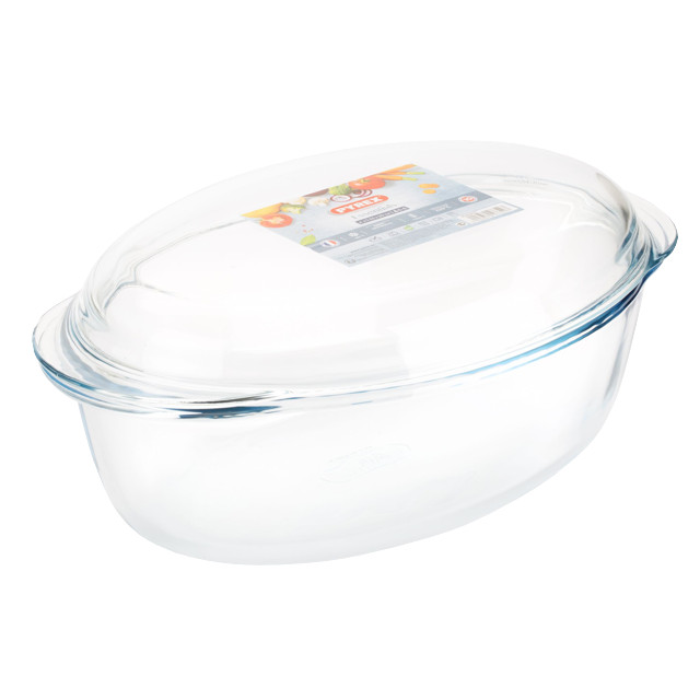 утятница PYREX Essentials 4л 33х20х9см с крышкой жаропрочное стекло