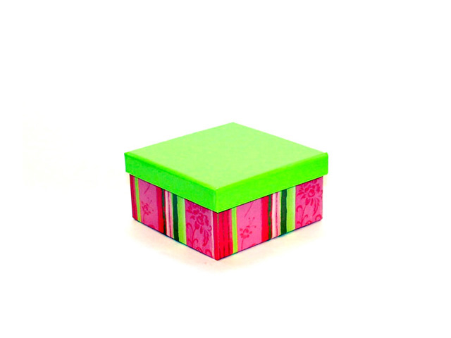 коробка упаковочная, квадрат, 10,5х10,5х5,6 см