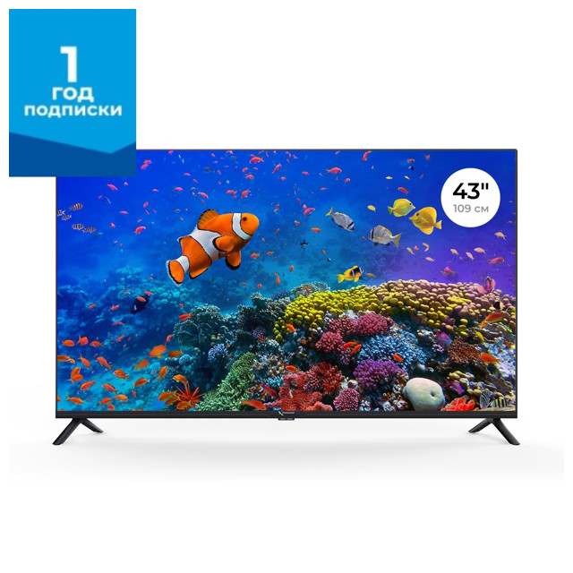 телевизор ТРИКОЛОР H43U5500SA 43" Ultra HD 4K Smart TV черный