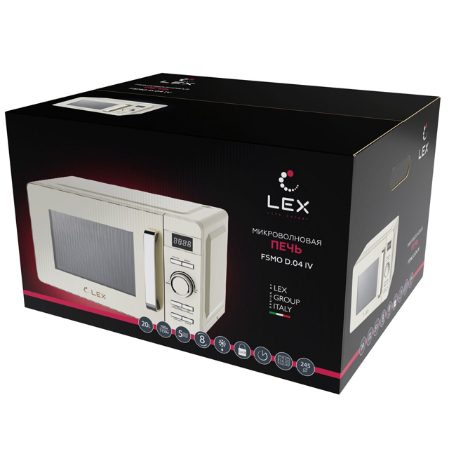 печь СВЧ LEX FSMO D.04 IV соло 20л бежевый