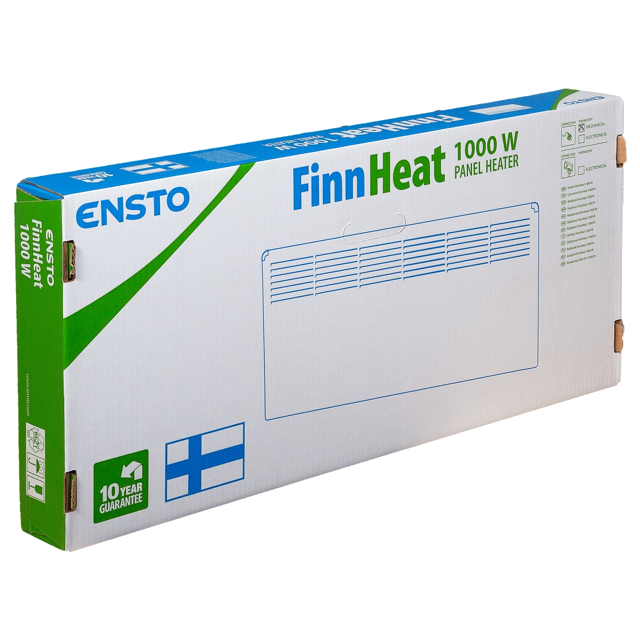 конвектор ENSTO FinnHeat EPHBM10PR 1000 Вт, механический, 389x853х85, настенная/напольная установка