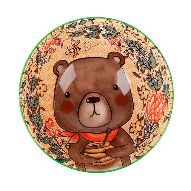 салатник NOUVELLE HOME Kawaii Forest Bear 12см 0,4л фарфор