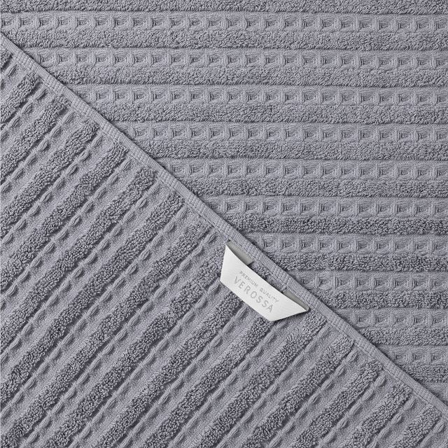 полотенце махр. VEROSSA Pique texture 50x90см серое, арт.925991