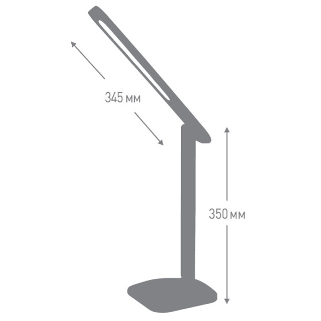 лампа настольная ULTRAFLASH LED 11Вт 3 цветовые температуры белый