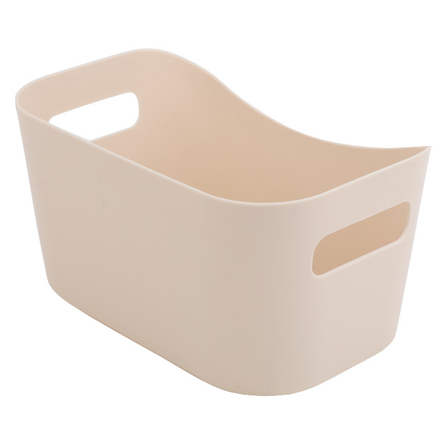 корзина TODELIA 25х17х13см 5,5л с ручками пластик бежевая корзина TODELIA 25х17х13см 5,5л с ручками пластик бежевая