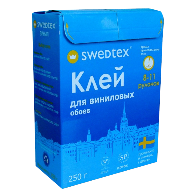 клей обойный SWEDTEX Винил 250г, арт.PV025