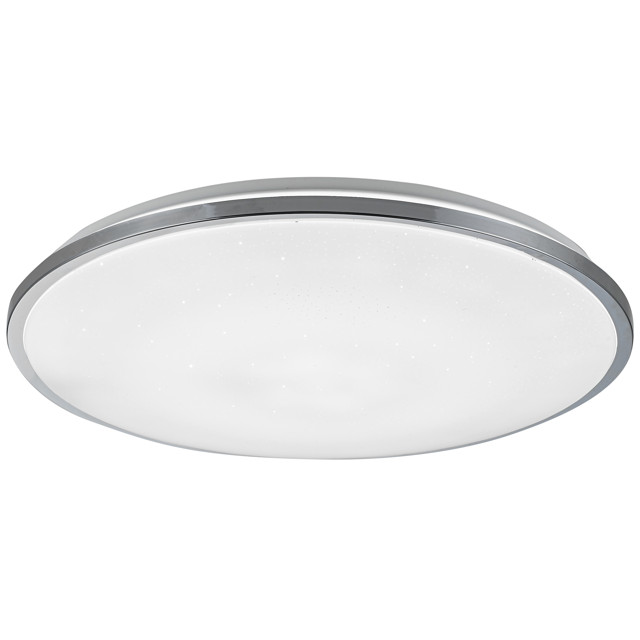 светильник светодиодный ЭРА Chrome LED 70Вт 4800Лм с пультом ДУ серебристый