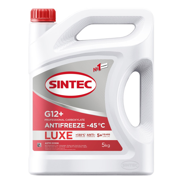 антифриз SINTEC Antifreeze Luxe G12+ 5кг